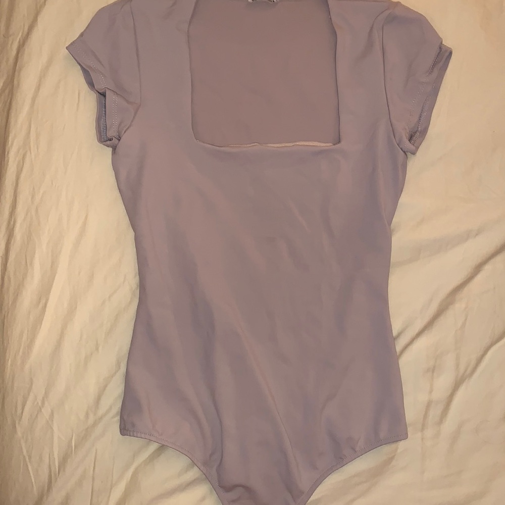 Square neck free people body suit